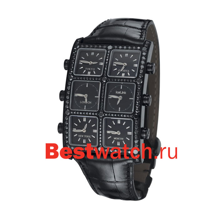 Часы Ice Link 6Timezone SNPVDBLKD